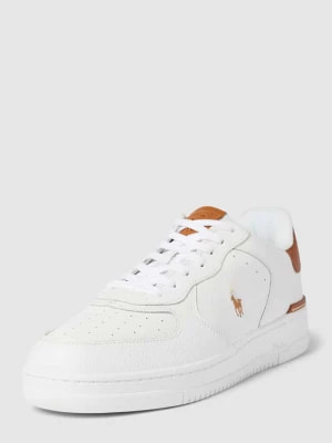 Zdjęcie produktu Sneakersy z obszyciem w kontrastowym kolorze model ‘MASTERS’ Polo Ralph Lauren
