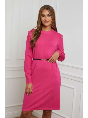 Zdjęcie produktu Soft Cashmere Sukienka dzianinowa w kolorze różowym rozmiar: 38/40