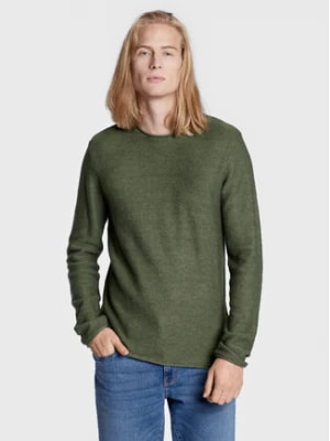 Zdjęcie produktu Solid Sweter 21104152 Zielony Regular Fit