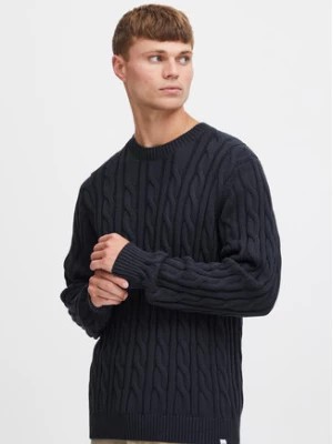 Zdjęcie produktu Solid Sweter 21107899 Granatowy Regular Fit