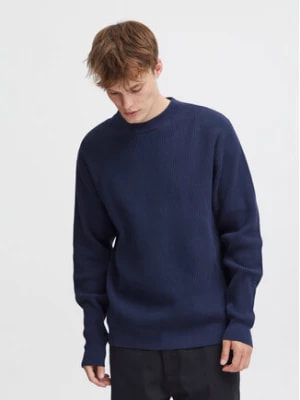 Zdjęcie produktu Solid Sweter 21108052 Niebieski Regular Fit