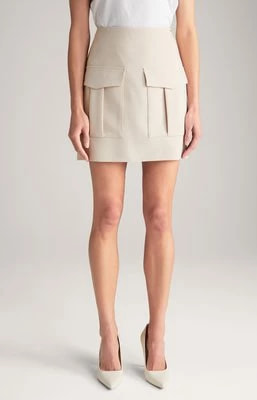 Zdjęcie produktu Spódnica mini w kolorze beżowym Joop