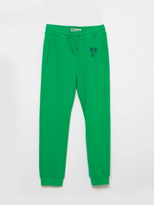 Zdjęcie produktu Spodnie chłopięce dresowe ze ściągaczem zielone Olalus 301/ Jefferson 301 BIG STAR
