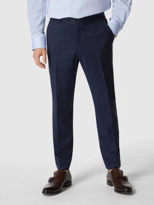Zdjęcie produktu Spodnie do garnituru o kroju regular fit z żywej wełny carl gross