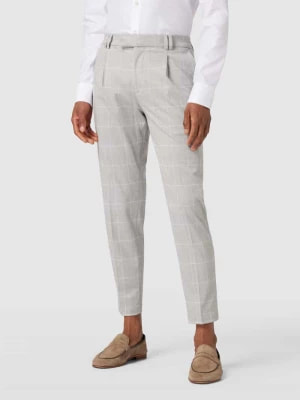 Zdjęcie produktu Spodnie do garnituru o kroju slim fit model ‘Sando’ w kolorze jasnoszarym CINQUE