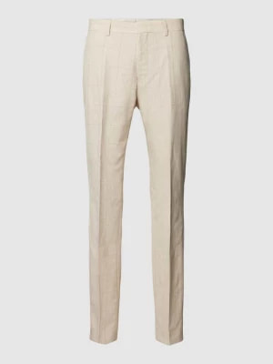 Zdjęcie produktu Spodnie do garnituru o kroju slim fit w kant model ‘Lenon’ Boss