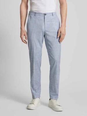 Zdjęcie produktu Spodnie do garnituru o kroju slim fit z fakturowanym wzorem model ‘Hank’ JOOP! Collection