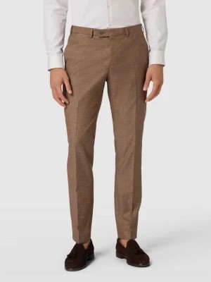 Zdjęcie produktu Spodnie do garnituru o kroju slim fit z zapięciem na guzik model ‘Franco’ Digel