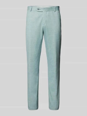 Zdjęcie produktu Spodnie do garnituru o kroju tapered fit z tkanym wzorem ATELIER TORINO