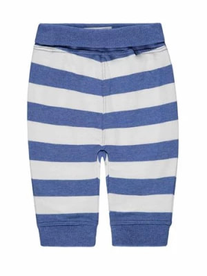 Zdjęcie produktu Spodnie dresowe chłopięce, niebieskie w paski, Bellybutton