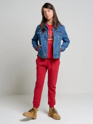 Zdjęcie produktu Spodnie dresowe dziewczęce czerwone Arroya 603 BIG STAR