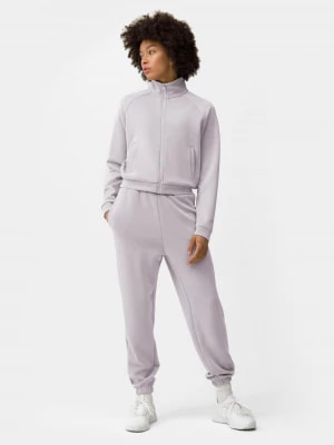 Zdjęcie produktu Spodnie dresowe joggery z dodatkiem modalu damskie 4F