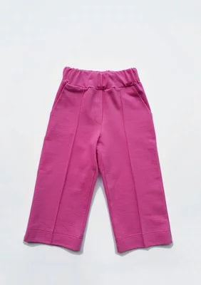 Zdjęcie produktu Spodnie dziecięce z kantami Fuksja