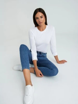 Zdjęcie produktu Spodnie jeansowe damskie niebieskie Greenpoint