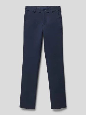 Zdjęcie produktu Spodnie materiałowe o kroju straight fit z zapięciem na guzik Standar
