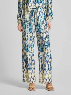 Zdjęcie produktu Spodnie materiałowe z wiskozy z efektem batiku Emily Van den Bergh