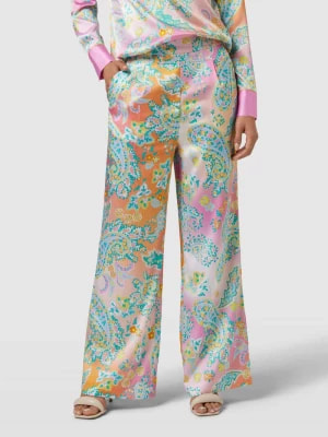 Zdjęcie produktu Spodnie materiałowe ze wzorem paisley herzensangelegenheit