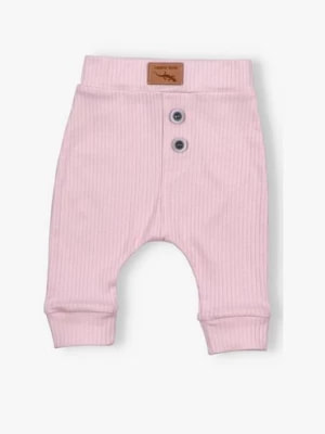 Zdjęcie produktu Spodnie niemowlęce z dzianiny prążkowej Lagarto Verde