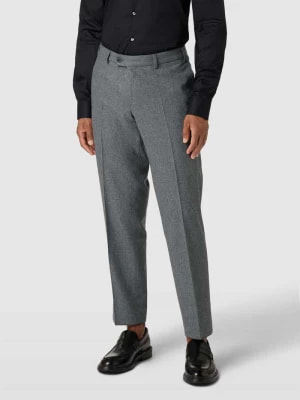 Zdjęcie produktu Spodnie o kroju regular fit z efektem melanżu model ‘PIAZENCA’ hiltl