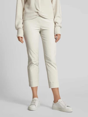 Zdjęcie produktu Spodnie o kroju slim fit w jednolitym kolorze model ‘PENNY’ RAFFAELLO ROSSI