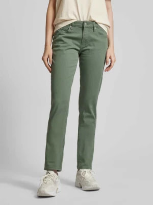 Zdjęcie produktu Spodnie o kroju slim fit w jednolitym kolorze QS