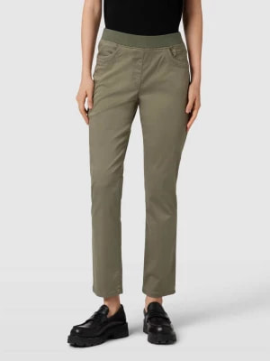 Zdjęcie produktu Spodnie o kroju slim fit z elastycznym pasem z logo model ‘Pamina Fun’ Raphaela By Brax