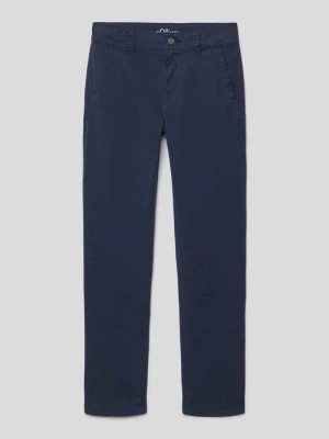 Zdjęcie produktu Spodnie o kroju slim fit z kieszenią z tyłu s.Oliver RED LABEL