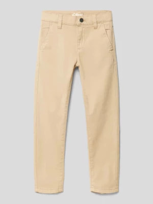 Zdjęcie produktu Spodnie o kroju slim fit z wpuszczanymi kieszeniami w stylu francuskim s.Oliver RED LABEL