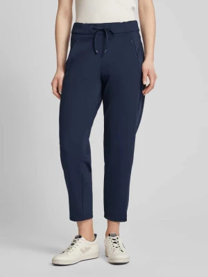 Zdjęcie produktu Spodnie o kroju tapered fit z wiązanym paskiem Tom Tailor