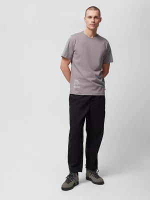 Zdjęcie produktu Spodnie tkaninowe męskie - czarne OUTHORN