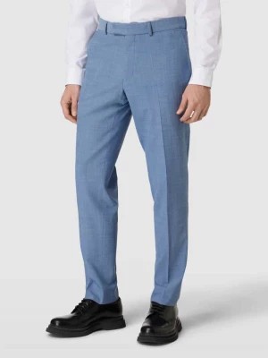 Zdjęcie produktu Spodnie z zakładkami w pasie o kroju regular fit z dodatkiem wełny model ‘Sendrik’ carl gross