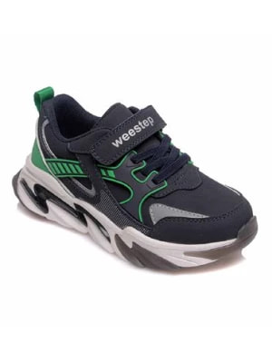 Zdjęcie produktu Sportowe buty chłopięce granatowo-zielone Weestep