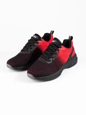 Zdjęcie produktu Sportowe buty męskie czarno-czerwone DK