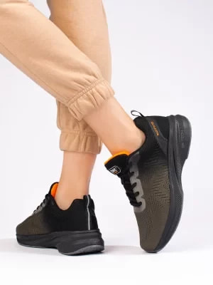 Zdjęcie produktu Sportowe buty tekstylne damskie czarne DK
