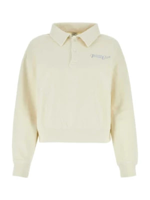 Zdjęcie produktu Sporty & Rich, Ivory Bawełniany Polo Shirt White, female,
