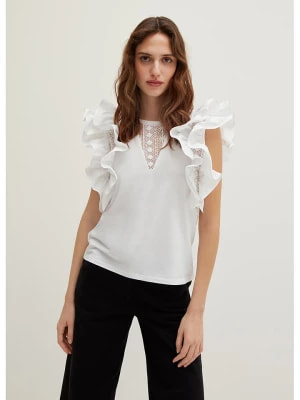 Zdjęcie produktu STEFANEL Koszulka w kolorze białym rozmiar: S