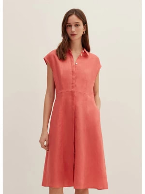 Zdjęcie produktu STEFANEL Lniana sukienka w kolorze koralowym rozmiar: 34