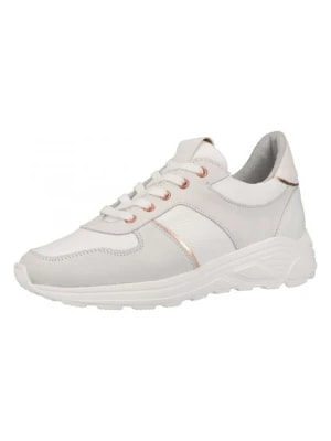 Zdjęcie produktu Steven New York Skórzane sneakersy w kolorze biało-szarym rozmiar: 40