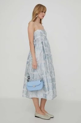 Zdjęcie produktu Stine Goya sukienka kolor niebieski midi rozkloszowana SG5716