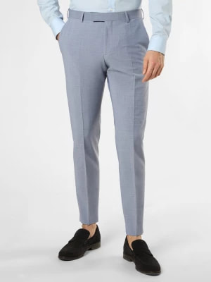 Zdjęcie produktu Strellson Męskie spodnie od garnituru modułowego Mężczyźni Slim Fit niebieski marmurkowy,