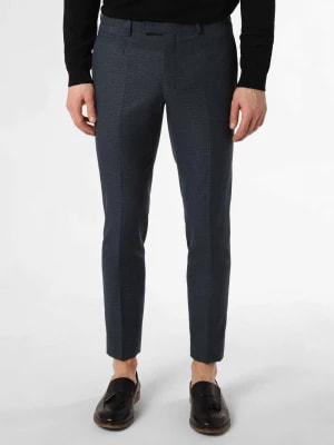 Zdjęcie produktu Strellson Spodnie - Kynd3 Mężczyźni Slim Fit niebieski marmurkowy,