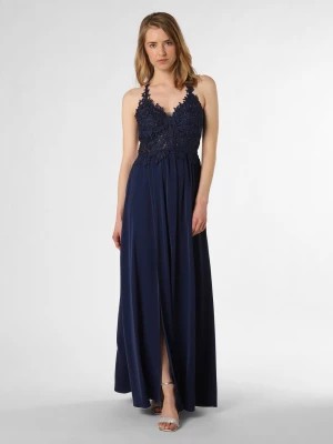 Zdjęcie produktu Suddenly Princess Damska sukienka wieczorowa Kobiety Koronka niebieski jednolity,