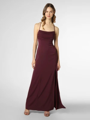 Zdjęcie produktu Suddenly Princess Damska sukienka wieczorowa Kobiety Szyfon czerwony jednolity,