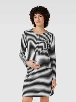 Zdjęcie produktu Sukienka ciążowa ze wzorem w paski model ‘HOLLY’ Mamalicious