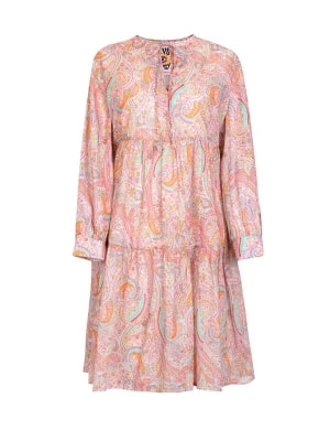 Zdjęcie produktu LIEBLINGSSTÜCK Sukienka "Estera" w kolorze różowo-błękitno-pomarańczowym rozmiar: 40