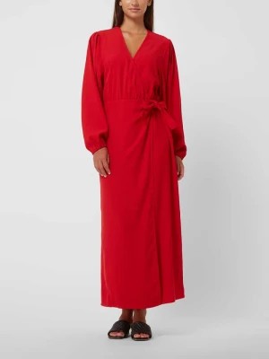 Zdjęcie produktu Sukienka kopertowa z diagonalu model ‘Camille’ Another Label
