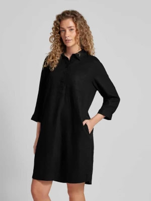 Zdjęcie produktu Sukienka koszulowa o długości do kolan z wiskozy model ‘Laluna’ FREE/QUENT