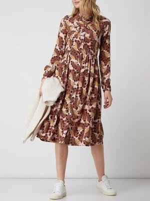Zdjęcie produktu Sukienka koszulowa ze wzorem w liście w stylu retro Rich & Royal
