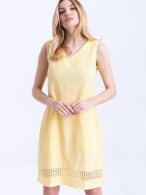 Zdjęcie produktu Sukienka krótka żółta Greenpoint