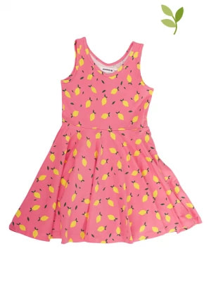 Zdjęcie produktu ONNOLULU Sukienka "Lemon" w kolorze jasnoróżowo-żółtym rozmiar: 98/104